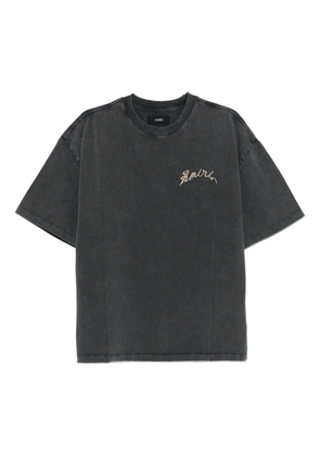 AMIRI embroidered short-sleeve T-shirt - Black