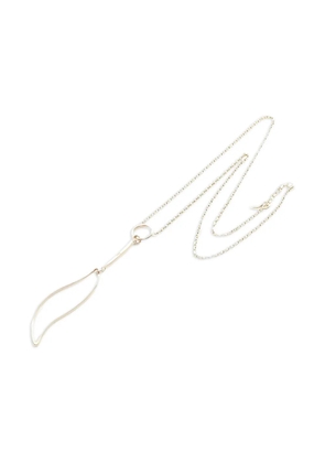 Christian Dior Pre-Owned 2010s leaf-pendant necklace - Gold