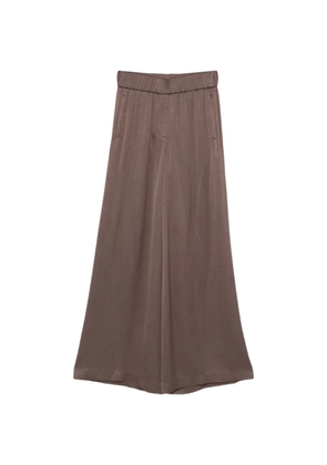 Peserico elasticated-waistband trousers - Brown
