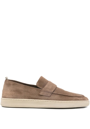 Officine Creative Herbie suede loafers - Brown