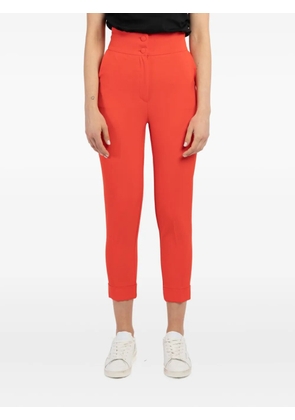 ACTUALEE high-waist button trousers - Orange