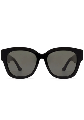 Gucci Eyewear Double G wayfarer-frame sunglasses - Black