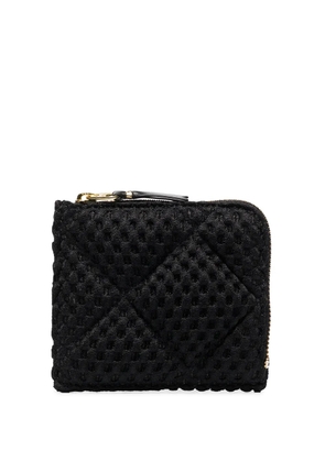 Comme Des Garçons Wallet Fat Tortoise half-zip wallet - Black