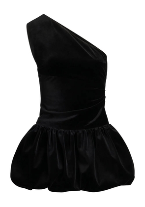 Patou one-shoulder bubble mini dress - Black