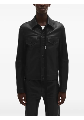 Ann Demeulemeester Ebbe leather jacket - Black