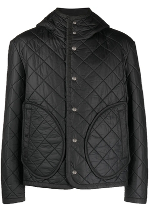 Craig Green diamond-quilted hooded jacket - Black