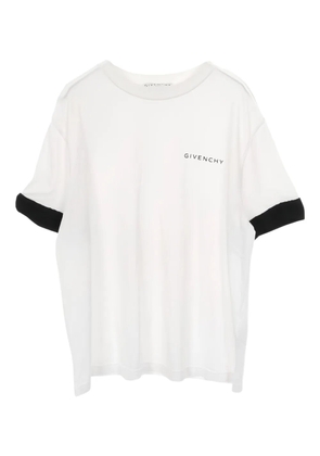 Givenchy Pre-Owned logo-print short-sleeve T-shirt - White