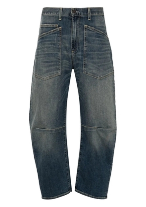 Nili Lotan Shon high-rise tapered jeans - Blue