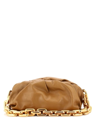 Bottega Veneta Pre-Owned The Chain Pouch Leather shoulder bag - Brown