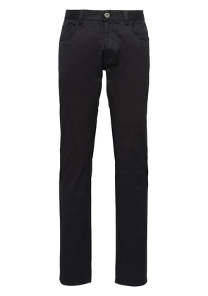 Prada five-pocket straight-leg jeans - Black