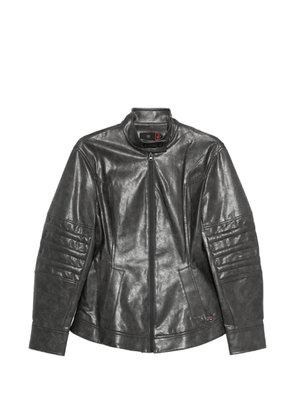 HUI MILANO single-breasted jacket - Grey