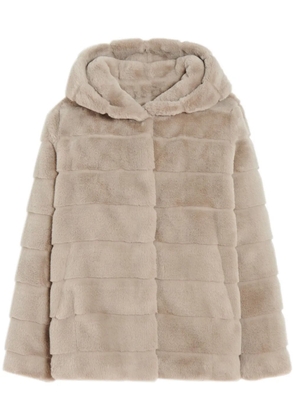Apparis faux-fur coat - Grey