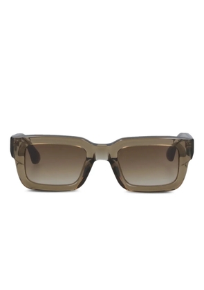 Chimi rectangle-frame sunglasses - Green