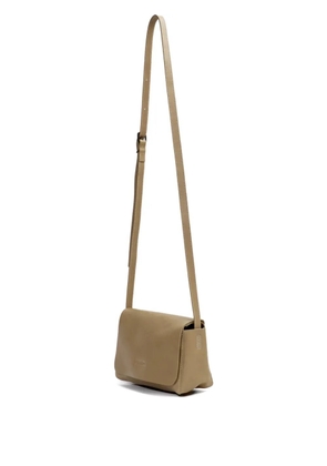 Osklen leather crossbody bag - Neutrals
