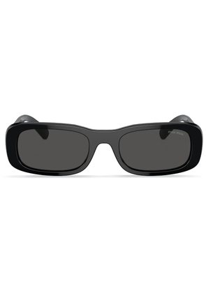 Miu Miu Eyewear rectangle-frame tinted sunglasses - Black