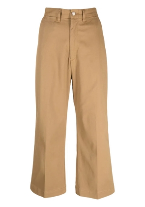 Polo Ralph Lauren high-waisted cropped trousers - Neutrals