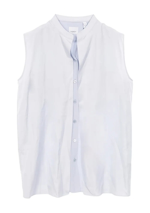 Burberry Pre-Owned layered sleeveless shirt - Blue