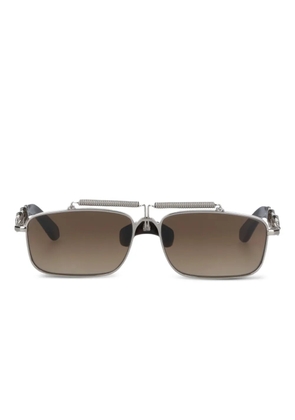 Chimi rectangle-shape sunglasses - Silver