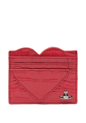 Vivienne Westwood heart-shaped card holder - Red