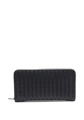 Bottega Veneta Pre-Owned 2020s Intrecciato leather wallet - Black