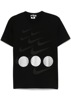Black Comme Des Garçons x Nike logo-print T-shirt