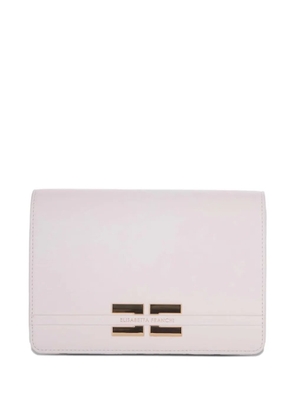 Elisabetta Franchi logo-appliqué shoulder bag - Neutrals