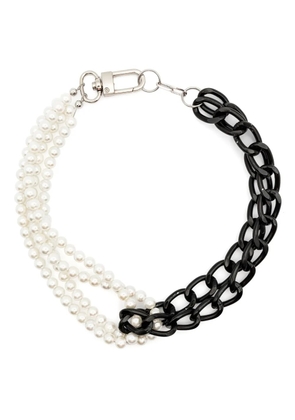 Atu Body Couture x Shir Fine Jewellery layered necklace - White