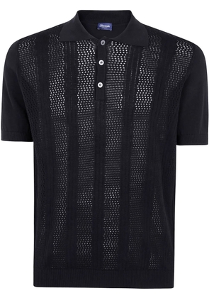 Drumohr knitted polo shirt - Black