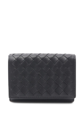Bottega Veneta Pre-Owned 2020s Intrecciato leather wallet - Black
