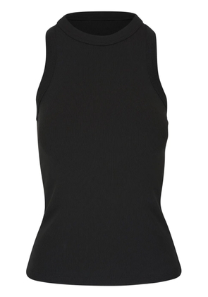 Veronica Beard sleeveless ribbed top - Black
