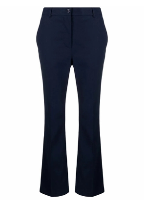 Boutique Moschino high-rise flared trousers - Blue