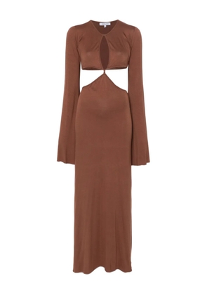 AXEL 113 Sunset cut-out maxi dress - Brown