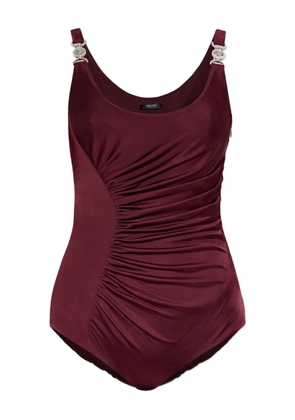 Versace embellished top - Red