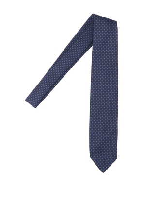 Cesare Attolini patterned tie - Blue
