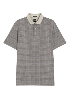 BOSS cotton polo shirt - Neutrals