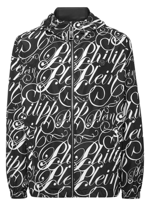Philipp Plein logo-print jacket - Black
