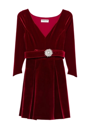 CHIARA BONI La Petite Robe embellished belted dress - Red