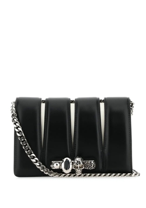 Alexander McQueen Slash studded chain-link bag - Black