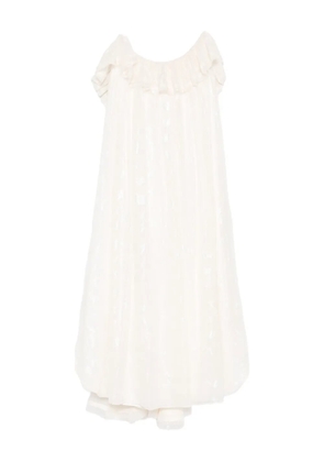 Parlor x Alice Cavaleru spaghetti-strap midi dress - Neutrals