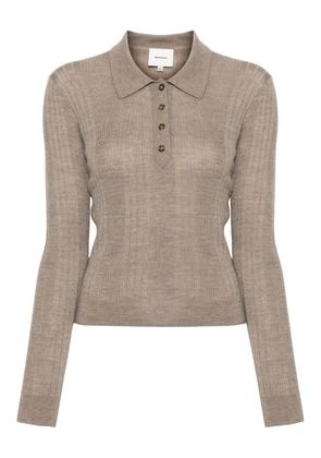 Reformation Hermia polo top - Brown