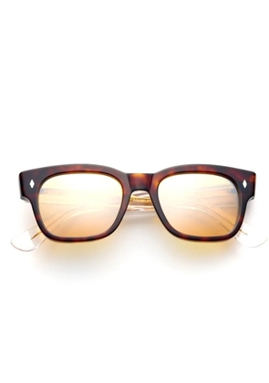 Kador Timeless square-frame sunglasses - Brown