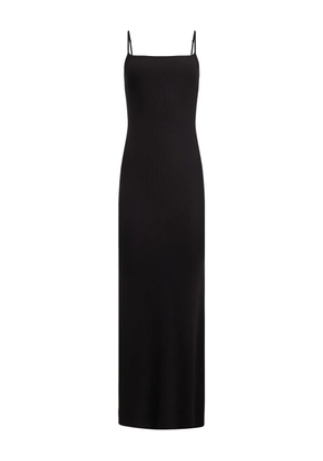 12 STOREEZ ribbed slip dress - Black