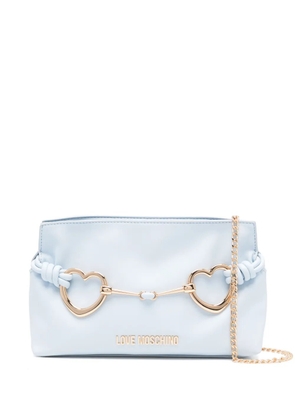 Love Moschino Hearts clutch - Blue