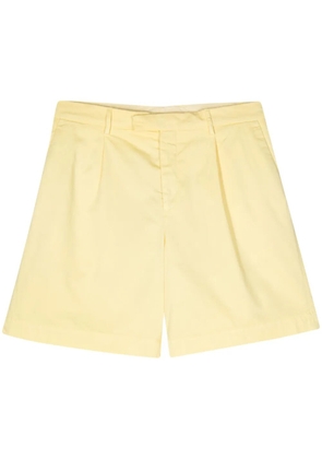 Lardini pleat-detailing bermuda shorts - Yellow