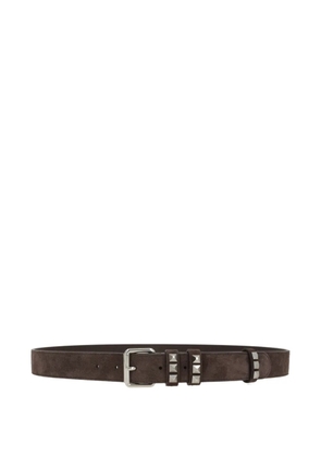 Valentino Garavani studs buckled belt - Brown