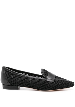 AGL Blanca Plots woven loafers - Black
