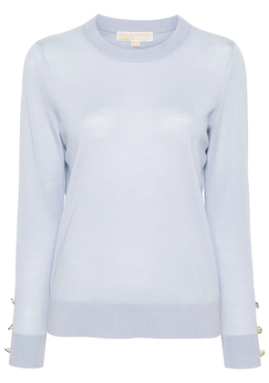 Michael Michael Kors fine-knit merino wool jumper - Blue