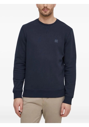 BOSS crew-neck sweatshirt - Blue