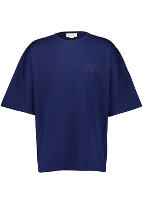 Alexander McQueen Exploded Logo T-shirt - Blue