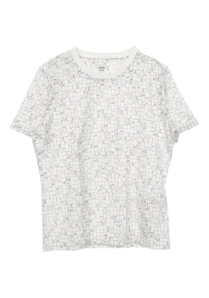Hermès Pre-Owned 20s patterned T-shirt - White